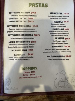 Menu photo 4 Luigi's Pasta & Pizza bar Dallas, TX