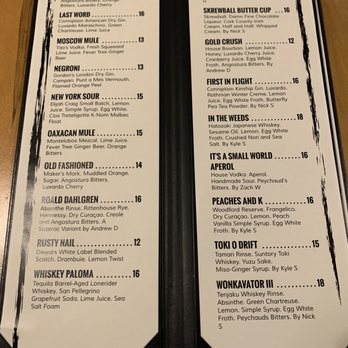 Belltree Speakeasy - a menu for a restaurant - Speakeasies Near Me - Carrboro, North Carolina Belltree Speakeasy - a menu for a restaurant - Speakeasies Near Me - Carrboro, North Carolina
