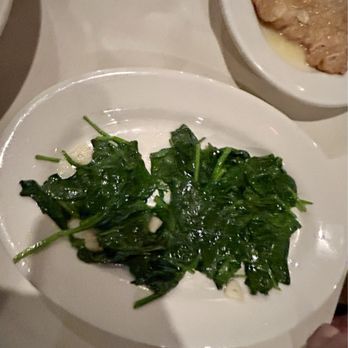 Longobardi Restaurant  - Gently sautéed spinach with Garlic & Oil - Pizza Near Me - Wappingers Falls, New York