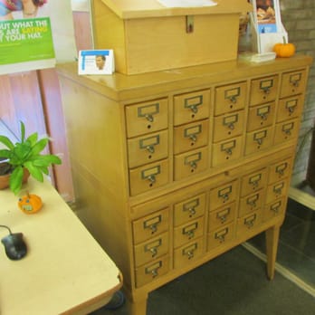 Lawler Branch Library - Old card catalog - Libraries Near Me - New Bedford, Massachusetts