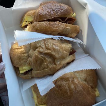 Kolache Shoppe - Bacon Bacon, Egg & Cheese Croissant. They're huge - Bakeries Near Me - Pasadena, Texas Kolache Shoppe - Bacon Bacon, Egg & Cheese Croissant. They're huge - Bakeries Near Me - Pasadena, Texas