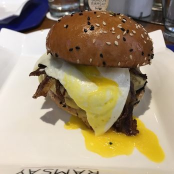 Gordon Ramsay Burger Las Vegas - Farmhouse burger. That egg tho - Burgers Near Me - Las Vegas, Nevada