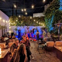 Cabin Creek Crystals - Venice Beach - Back space on live music night.