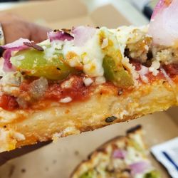 Reggio's Pizza Express - O'Hare Airport - Partially cooked dough