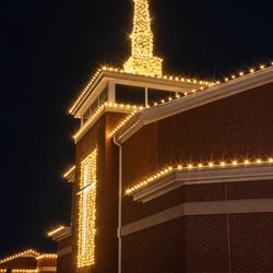 Elf Pros - Christmas Lights on Faith Baptist Church in Fredericksburg, VA