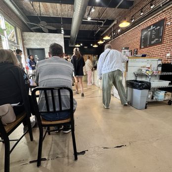 Copper Door Coffee Roasters - 12 people waiting to order/get their drinks and ONE barista working on a weekend morning. Ridiculous. - Coffee Roasteries Near Me - Denver, Colorado