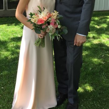 La Cleaners & Tailor - Tony did a great job hemming my bridesmaid dress. Not too long, not too short. Letting the flow of the dress fall nicely. - Sewing & Alterations Near Me - Brooklyn, New York