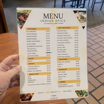 Indian Spice - Menu - Indian Near Me - Cadillac, Michigan Indian Spice - Menu - Indian Near Me - Cadillac, Michigan