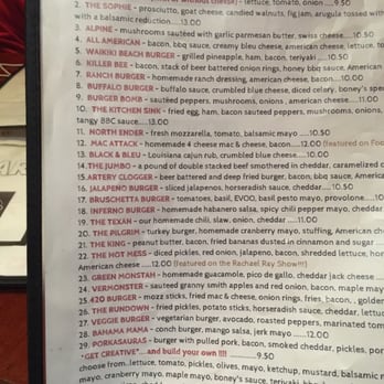 Boston Burger - Burger menu. - Burgers Near Me - Boston, Massachusetts