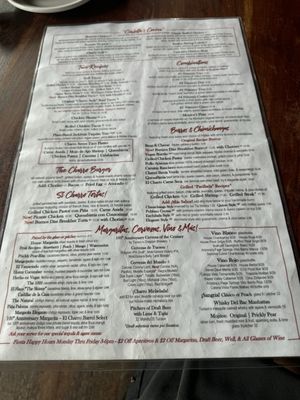 Menu photo 5 El Charro Cafe Tucson, AZ
