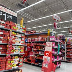 Walmart Supercenter - At least 4 aisles of Cupid's arrow's target.