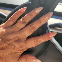 My nails that needed to be cut down & fill