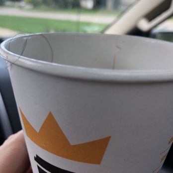 Burger King - Burger King FAIL! I guess I should have said Small black coffee NO HAIR!! Ew to hair in food or drinks!!! - Burgers Near Me - Rochester Hills, Michigan
