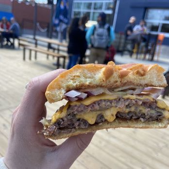 Denver Beer Co - Double cheeseburger - Breweries Near Me - Denver, Colorado Denver Beer Co - Double cheeseburger - Breweries Near Me - Denver, Colorado
