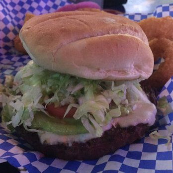 Ice House - Guac burger. With a few tweaks this would be great (needed better guac and fresh burger patty vs frozen) - Sports Bars Near Me - Omaha, Nebraska