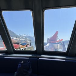 Glacier Bay Day Tour - Obscured view for everyone.