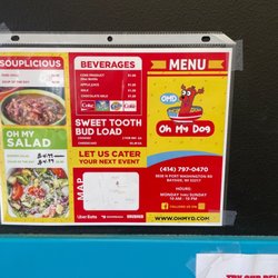 Oh My Dog - Menu