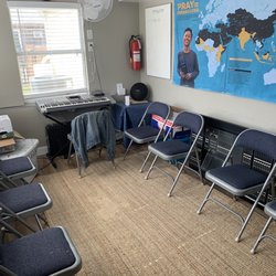 Orlando House of Prayer - The Briefing Room where the prayer and worship teams meet before they conduct a live set. They also debrief after the prayer set