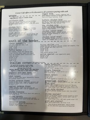 Menu photo 5 Corner Cafe Zebulon Zebulon, GA
