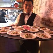 Photo of La Cabana Restaurant - Venice, CA, US. Street taco platter. Make a reservation.