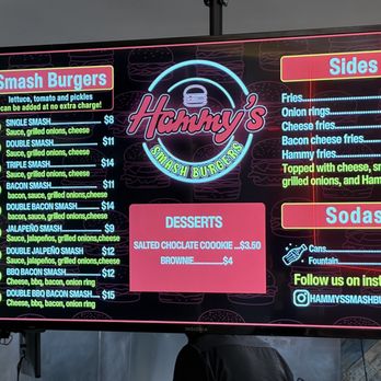 Hammys Smash Burgers - Menu June 2026 - Burgers Near Me - Anaheim, California Hammys Smash Burgers - Menu June 2026 - Burgers Near Me - Anaheim, California