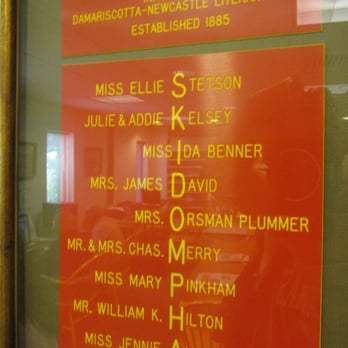 Skidompha Public Library - How the library got it's name - Libraries Near Me - Damariscotta, Maine