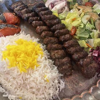 Caspian Restaurant - Beef Kabob (Koobideh) - Mediterranean Near Me - Mountain View, California Caspian Restaurant - Beef Kabob (Koobideh) - Mediterranean Near Me - Mountain View, California