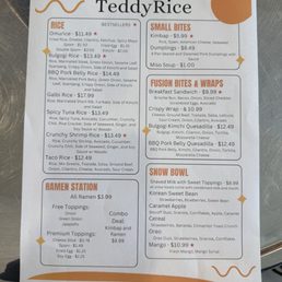 Menu June 2025