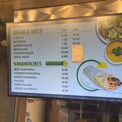 Shawarma Palace - Menu