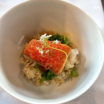 Chez Bacchus - Salmon appetizer - New American Near Me - Long Beach, California Chez Bacchus - Salmon appetizer - New American Near Me - Long Beach, California