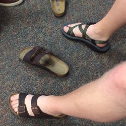 Schuler Shoes - Summer sandals -- Trent helped adjust the shoes to fit my boyfriend's feet comfortably.