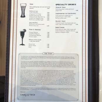 The Birch Door Cafe - Menu - Breakfast & Brunch Near Me - Bellingham, Washington The Birch Door Cafe - Menu - Breakfast & Brunch Near Me - Bellingham, Washington