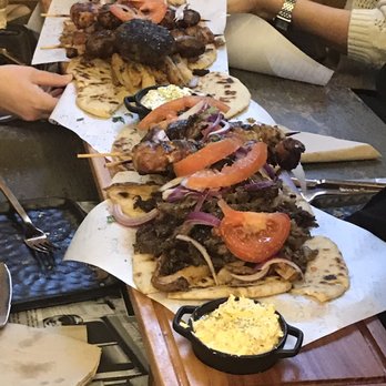 King Souvlaki - King plate large $59 feeds an army. - Greek Near Me - Brooklyn, New York King Souvlaki - King plate large $59 feeds an army. - Greek Near Me - Brooklyn, New York