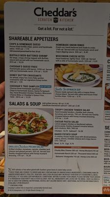 Menu photo 7 Cheddar's Scratch Kitchen Chandler, AZ