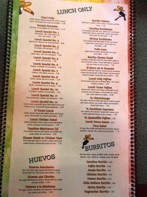 Menu photo 1 El Tucan Mexican Restaurant Spring Lake, NC Menu photo 1 El Tucan Mexican Restaurant Spring Lake, NC