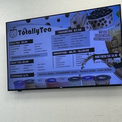 Totally Tea - Menu