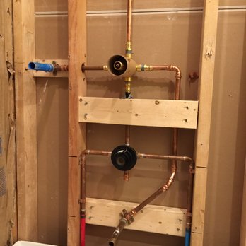 Tub Valve Rough In Including Thermostatic Valve Diverter Tub
