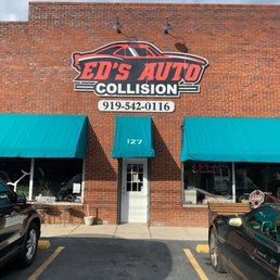 Exterior outside entrance of Ed's Auto Collision - Pittsboro, North Carolina Exterior outside entrance of Ed's Auto Collision - Pittsboro, North Carolina