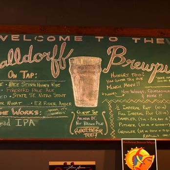 Walldorff Brew Pub & Bistro - On Tap, from the website - Pubs Near Me - Hastings, Michigan Walldorff Brew Pub & Bistro - On Tap, from the website - Pubs Near Me - Hastings, Michigan