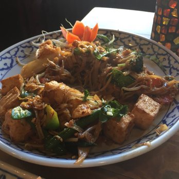 Thai Ruby - Pad Thai with tofu and veggies - custom. - Thai Near Me - The Villages, Florida