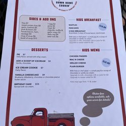 Hey Darlin' Diner - 5/29/2023 menu