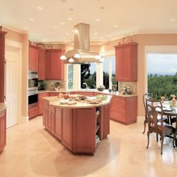 D P Design - Luxury kitchen update for multiple chefs with a view of Mt. Hood in West Linn Hills.