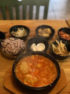 Korean Bamboo teriyaki & bunsik by null