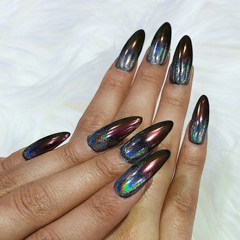 Mia Luxe Nails - Holographic ombré by Nancy - Nail Salons Near Me - Aurora, Colorado Mia Luxe Nails - Holographic ombré by Nancy - Nail Salons Near Me - Aurora, Colorado