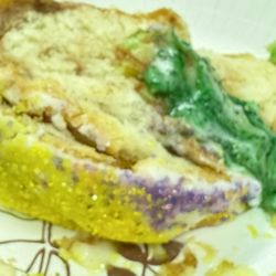 Pecan praline king cake!