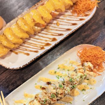 Sushi Factory - Spicy salmon roll, monster roll - Sushi Bars Near Me - Morelia, MIC Sushi Factory - Spicy salmon roll, monster roll - Sushi Bars Near Me - Morelia, MIC
