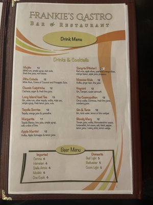 Menu photo 1 Frankie's Gastro Cliffside Park, NJ Menu photo 1 Frankie's Gastro Cliffside Park, NJ
