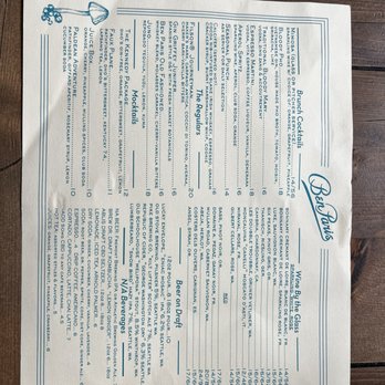 Ben Paris - Menu - New American Near Me - Seattle, Washington Ben Paris - Menu - New American Near Me - Seattle, Washington