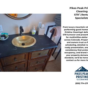 Pikes Peak Pristine Cleaning - From luxury mountain retreats to high-performing guest homes, Pikes Peak Pristine Cleaning® delivers premier STR turnover and presentation - Home Cleaning Near Me - Fountain, Colorado