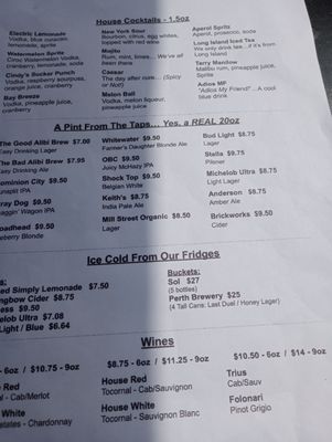 Menu photo 5 The Bad Alibi Orleans, ON